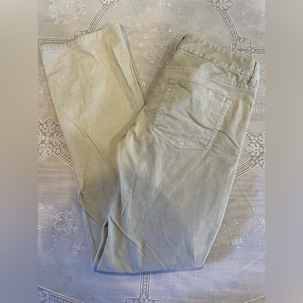 JCrew Khaki Corduroy Pants, Size 29R - Picture 6 of 7